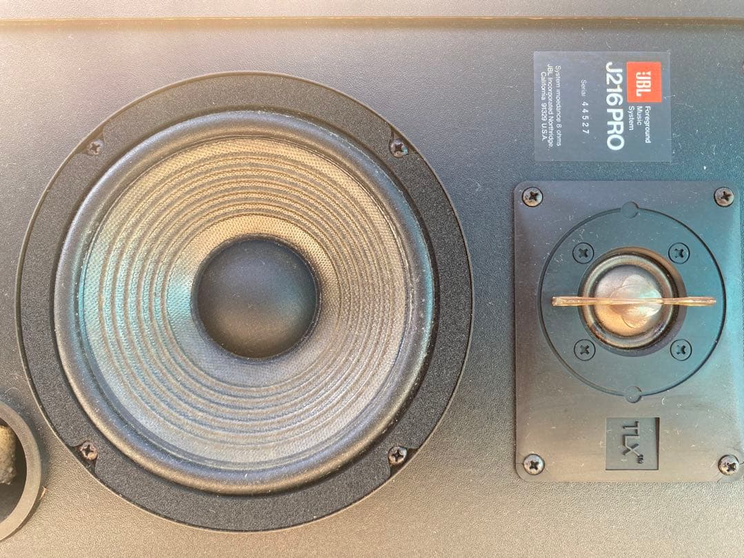 jbl j216proスピーカー　中古品