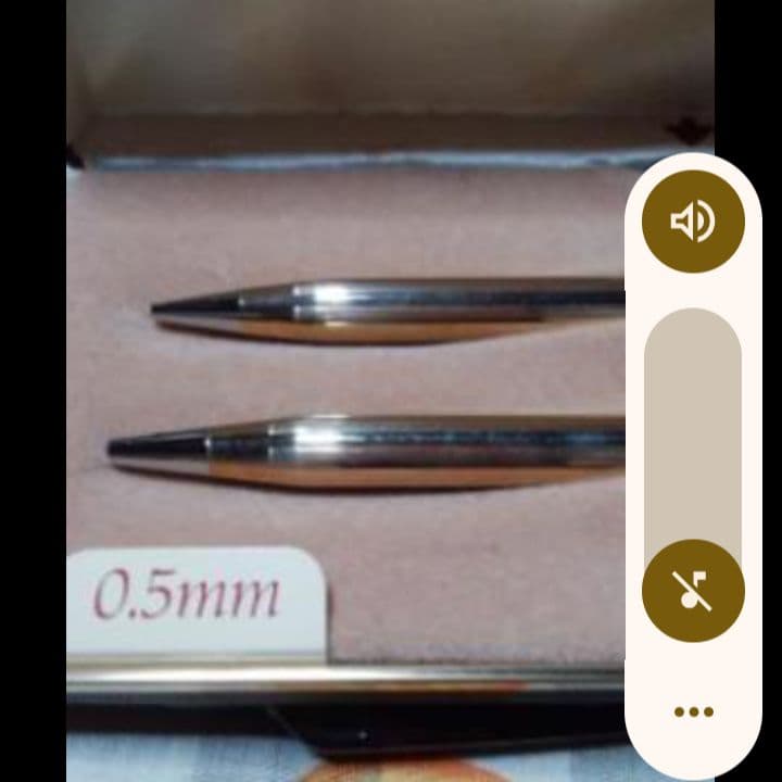 #4502クラッシックセンチュリーcrossボールペンシャープペンセット10金張