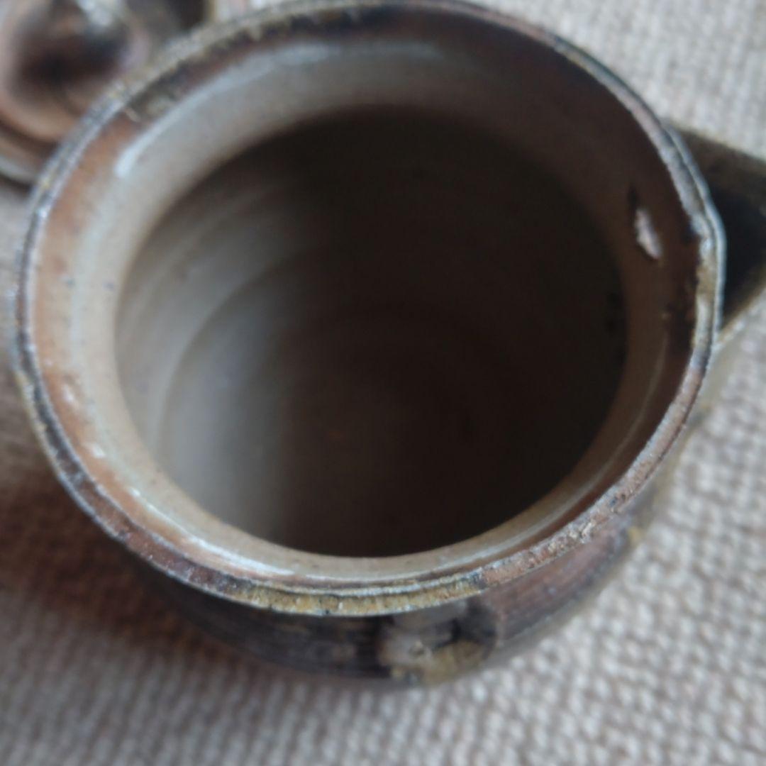 杉江左近作・常滑焼急須 木製箱入り