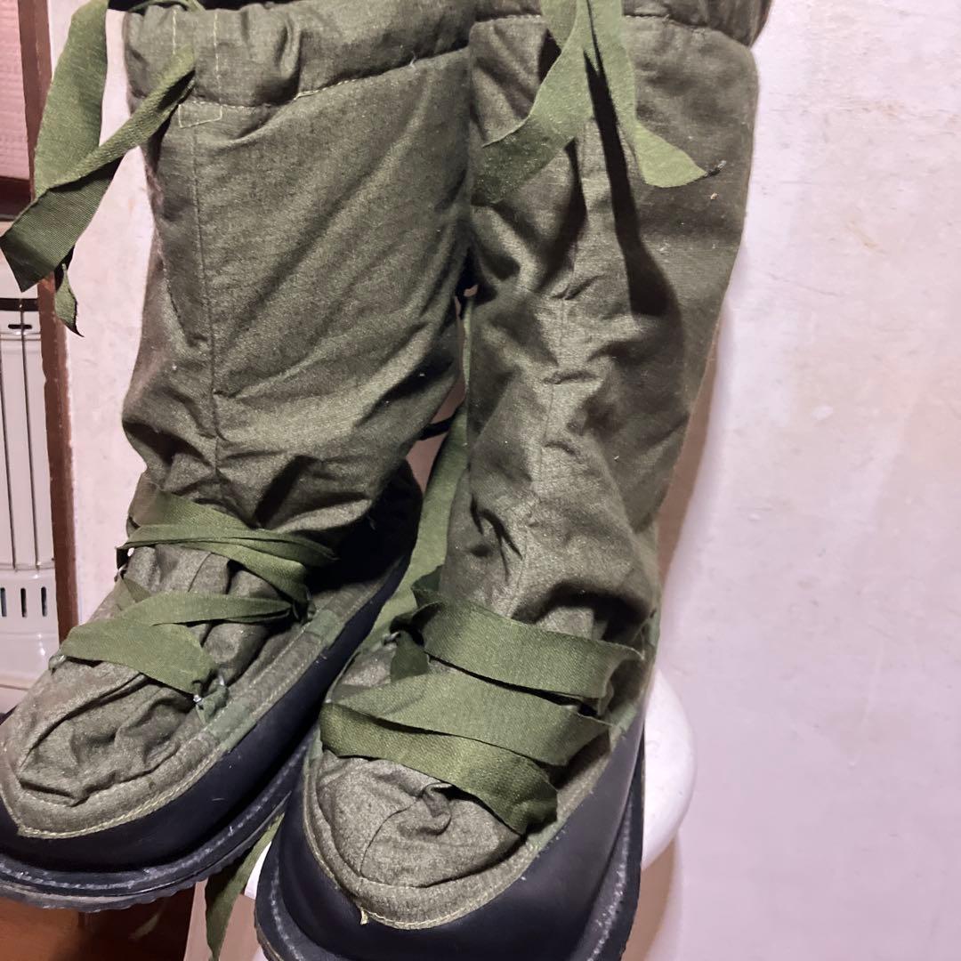 スウェーデン国防軍 オーバーシューズ 中綿ブーツ マクラックブーツ