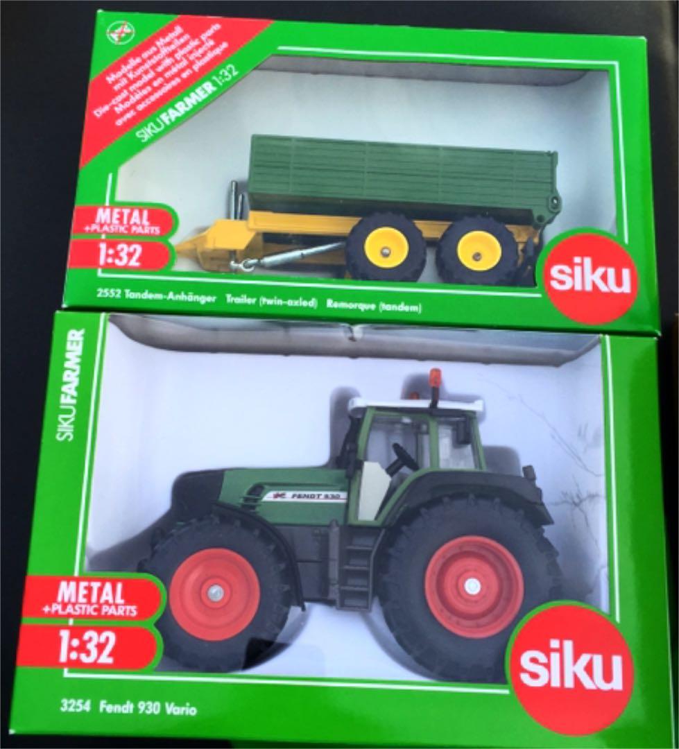 Siku トラクター＋トレーラーセット