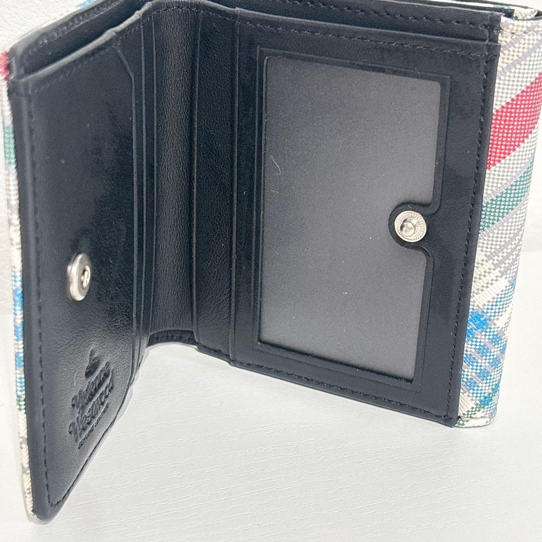 【新品】Vivienne Westwood 財布 二つ折り マドラス チェック柄