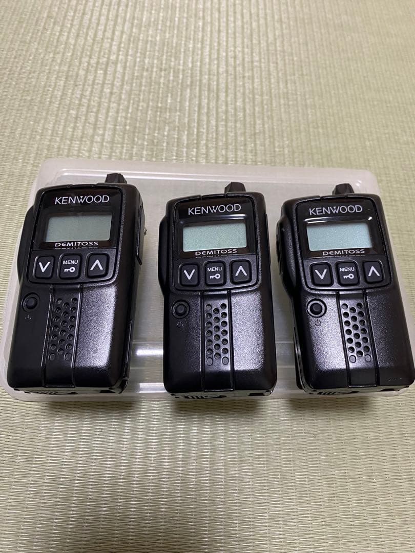 KENWOOD DEMITSOSS トランシーバー 3台セット 無線機