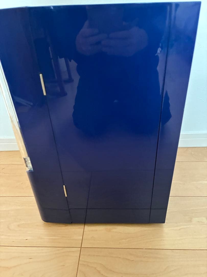 【美品】家庭用 ミニ自動販売機型保冷庫 MSO-016 ブルー