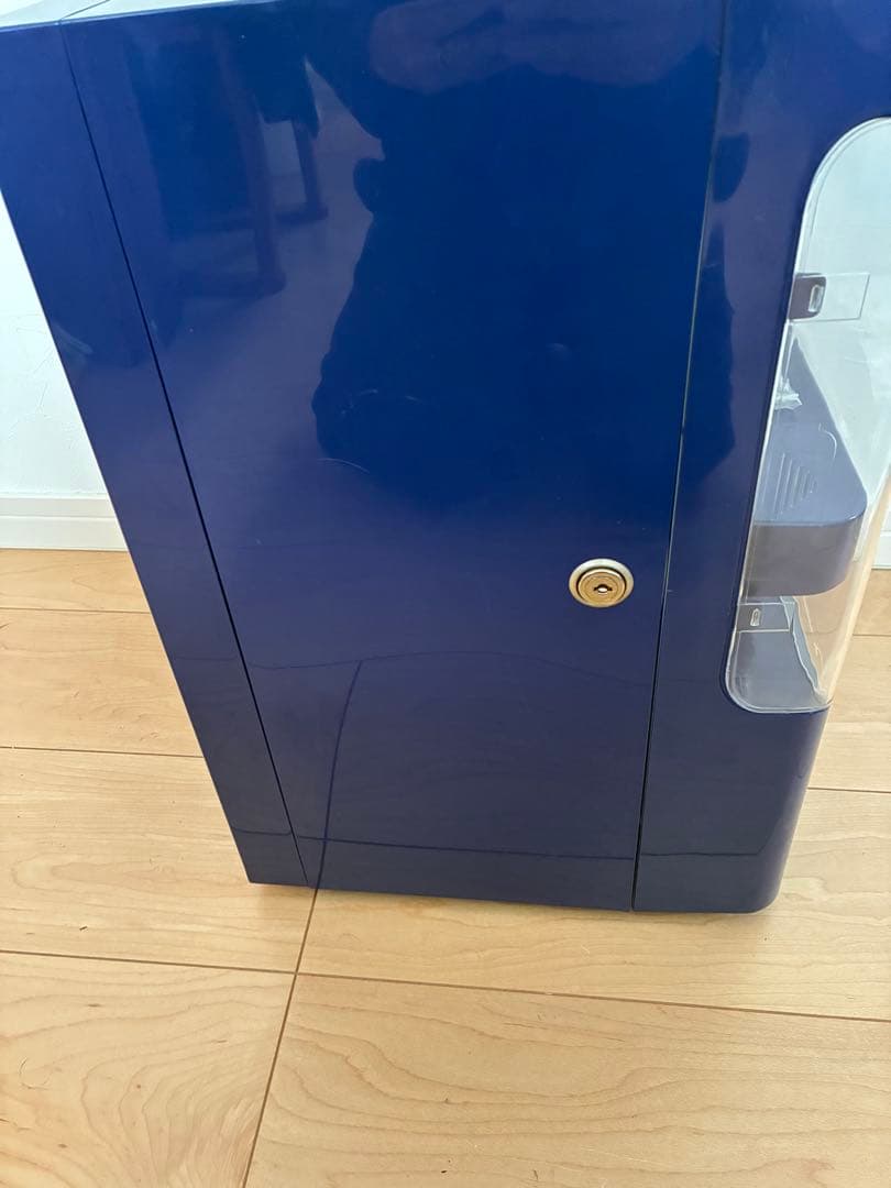 【美品】家庭用 ミニ自動販売機型保冷庫 MSO-016 ブルー