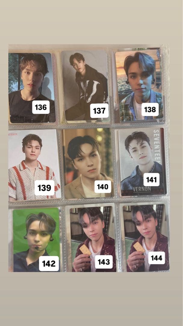 SEVENTEEN バーノン トレカ