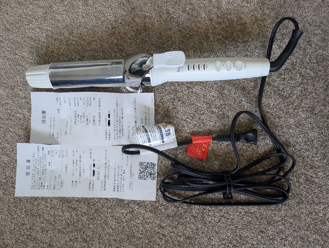 Repit コテ カールアイロン スクエアバー 40mm 保証書付き