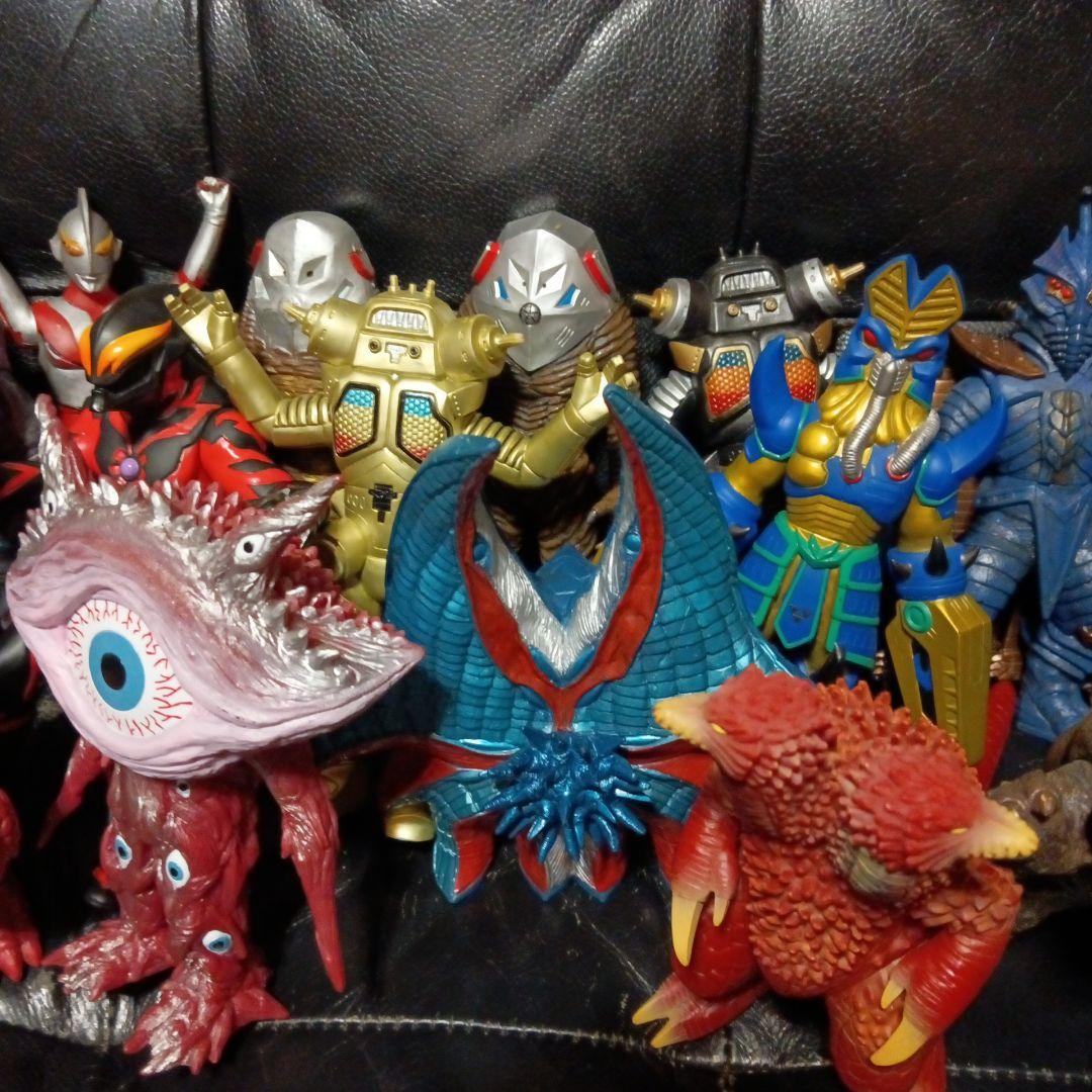 ウルトラマン　怪獣ソフビ　ジャンクセット19体