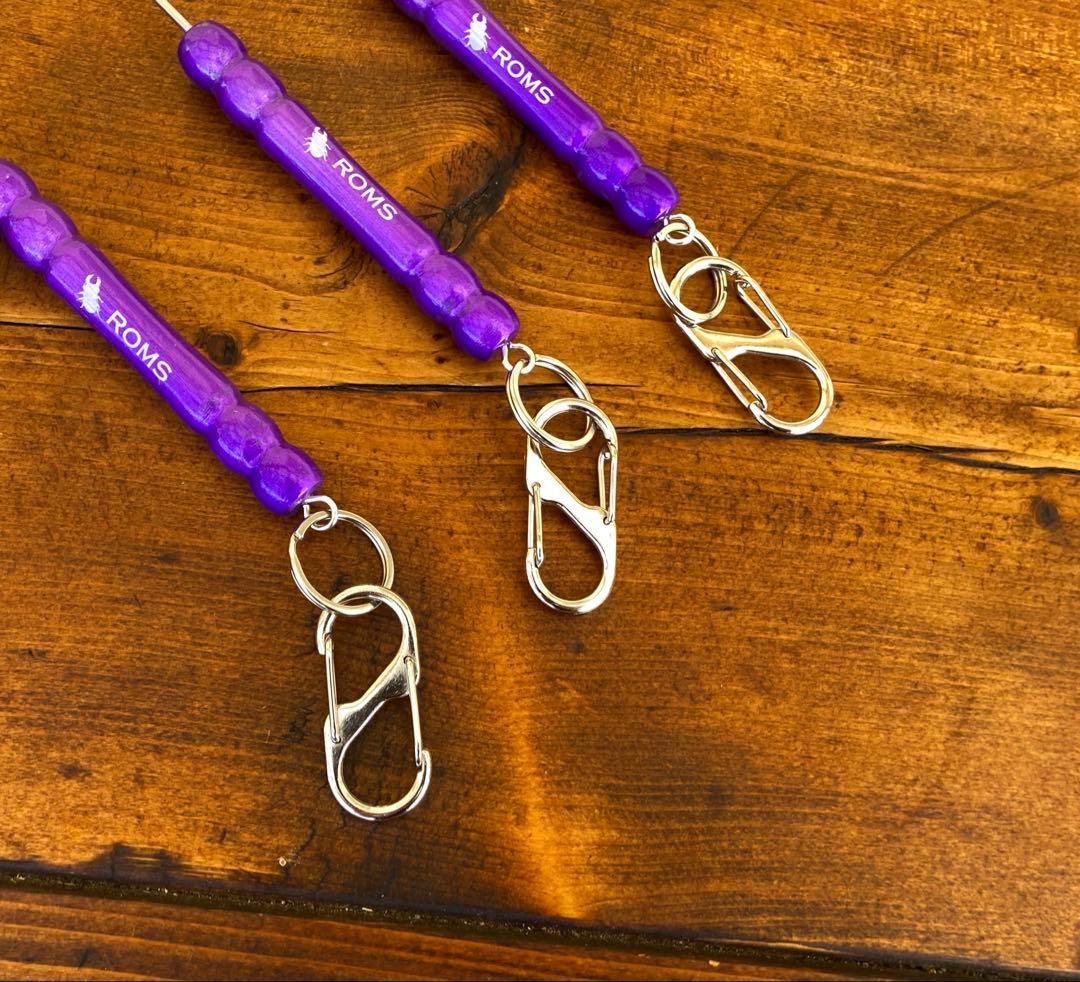 クワガタ採集セット　パープル　オリジナル掻き出し棒　デジタルノギス　採集ケース