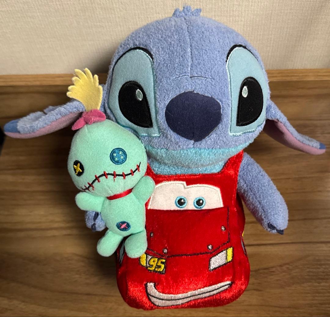 スティッチ×カーズ コラボぬいぐるみ 限定品