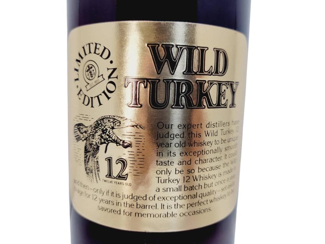 未開栓 ワイルドターキー 12年 リミテッドエディション ゴールドラベル