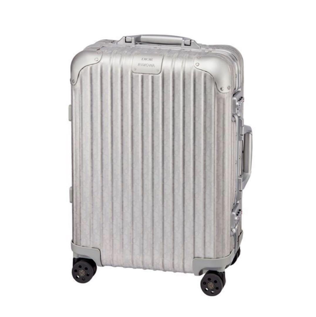 あやめ様 DIOR AND RIMOWA キャリー オン スーツケース シルバー