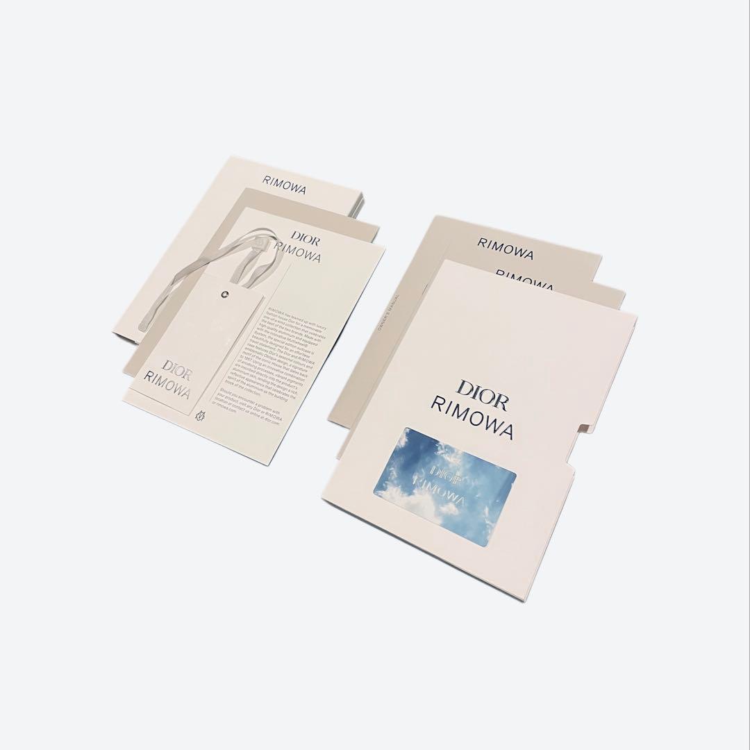 あやめ様 DIOR AND RIMOWA キャリー オン スーツケース シルバー