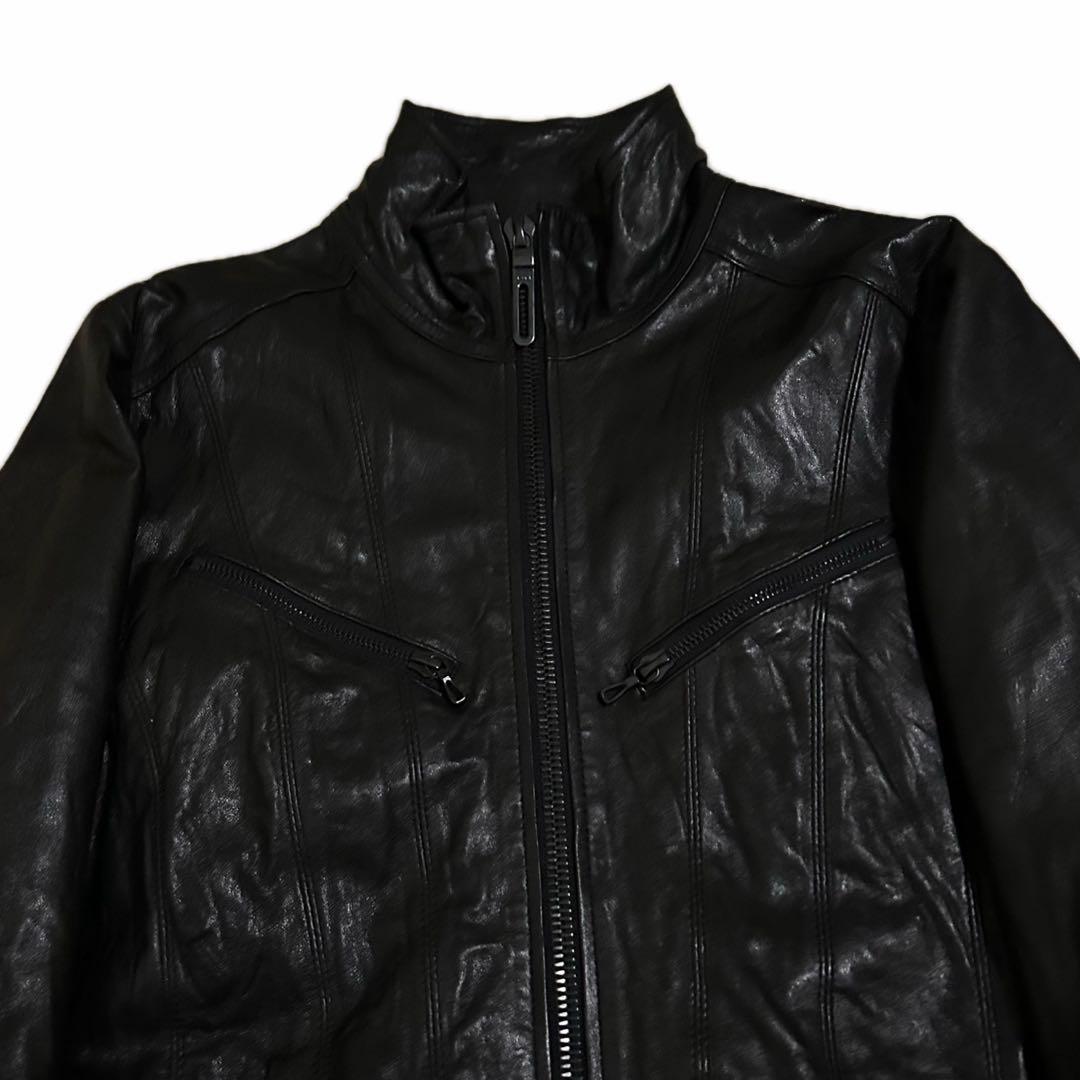 ジャケット・アウター 00s FUGA Zip Design Leather Jacket y2k