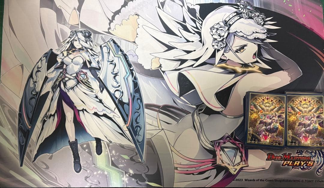 ウェディング　中古プレイマット&中古スリーブ(120枚)セット