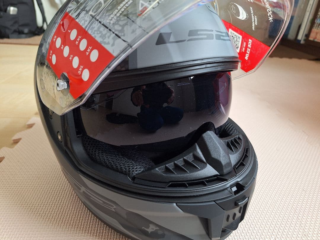 chitama　LS2 FF396 フルフェイスヘルメット グレー