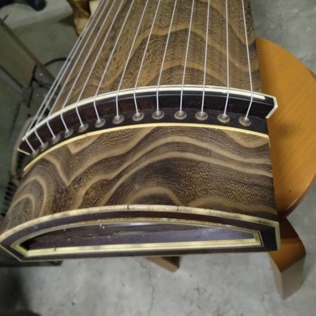琴 13弦 すだれ彫り