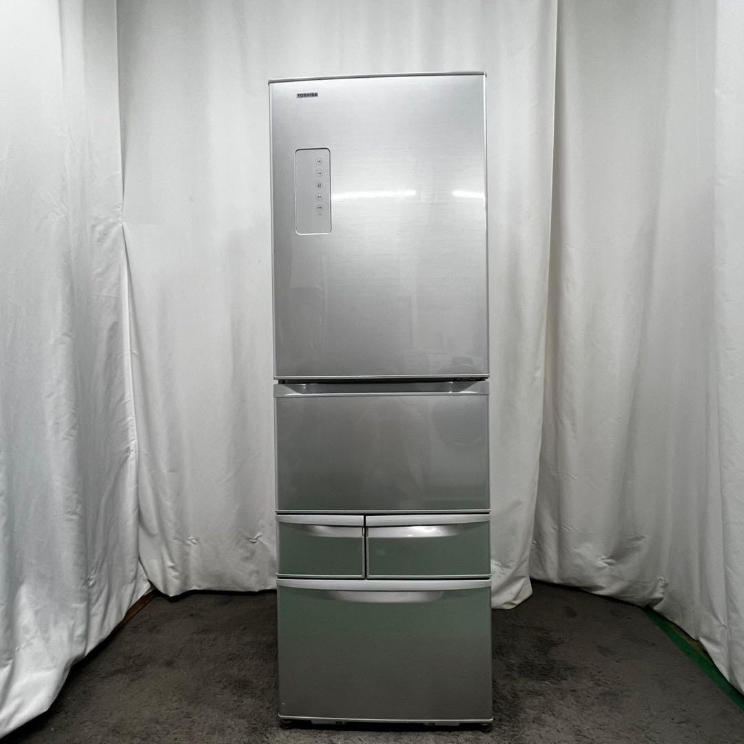 937 冷蔵庫　大型　東芝　5ドア　右開き　安い　シルバー　　設置無料