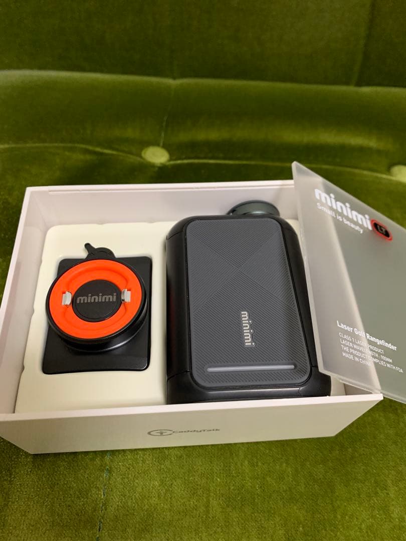 CaddyTalk minimi LT ゴルフ用距離計 ブラック