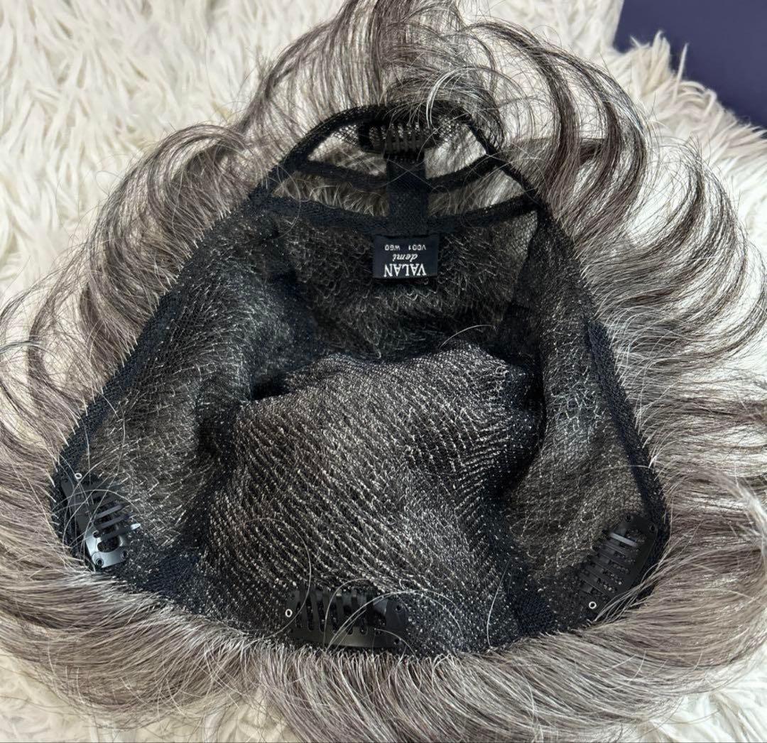 フォンテーヌ　シルバーショートウィッグ 専用ボックス付き