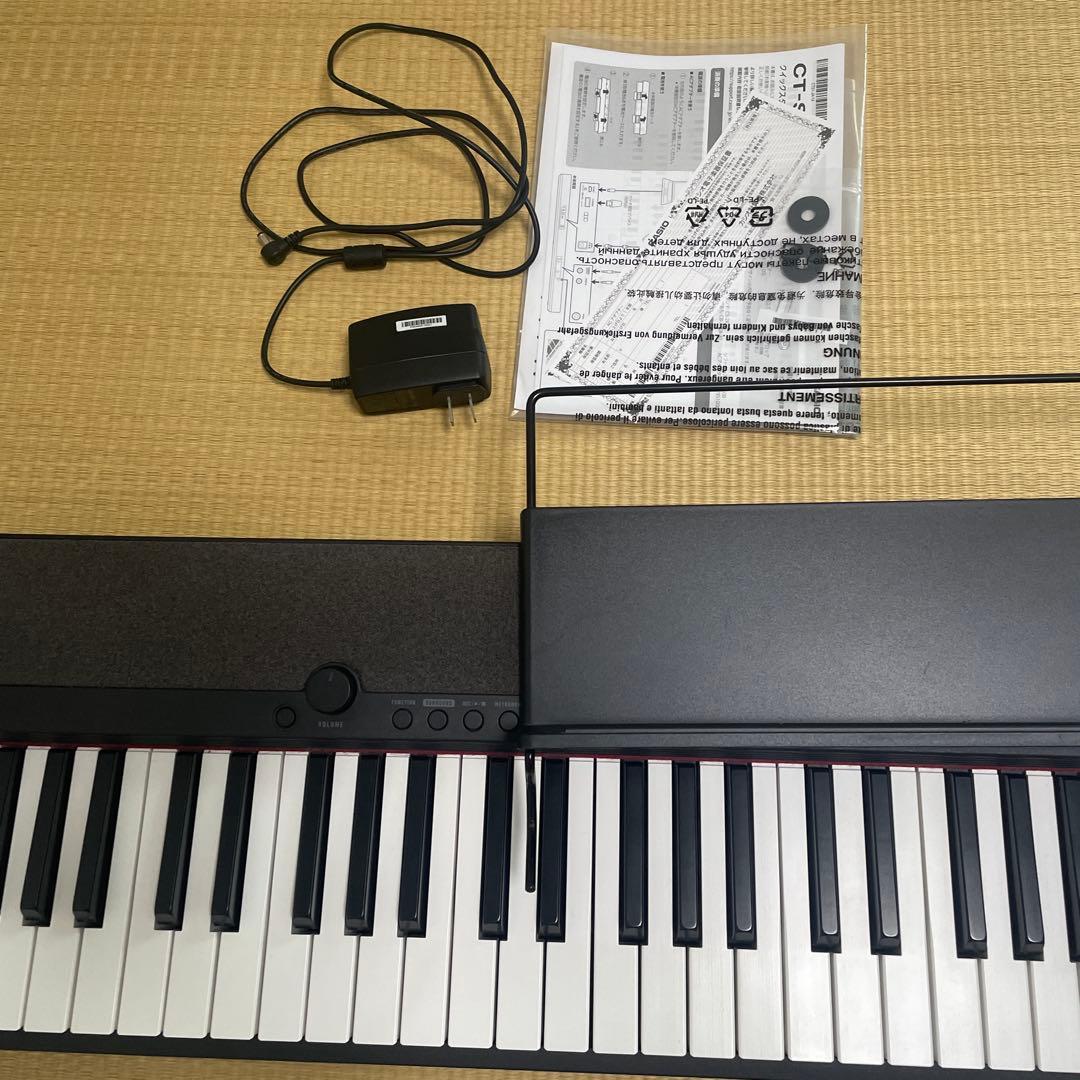 2021年製カシオ CT-S1BKCasiotone 電子キーボード CTS1