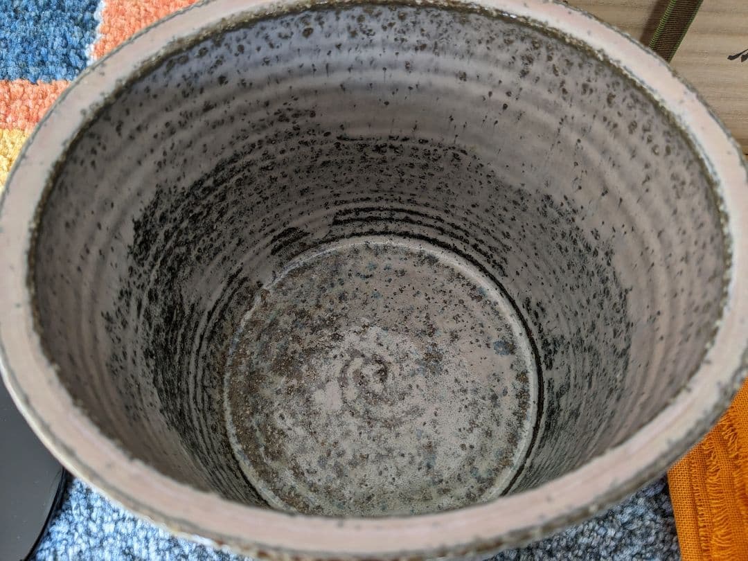 す*り様 【お値下げ】波多野善蔵　萩灰被水指　茶道具