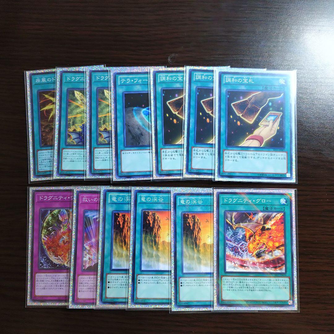 遊戯王【ドラグニティ】デッキ ゲオルギアス スリーブ付.
