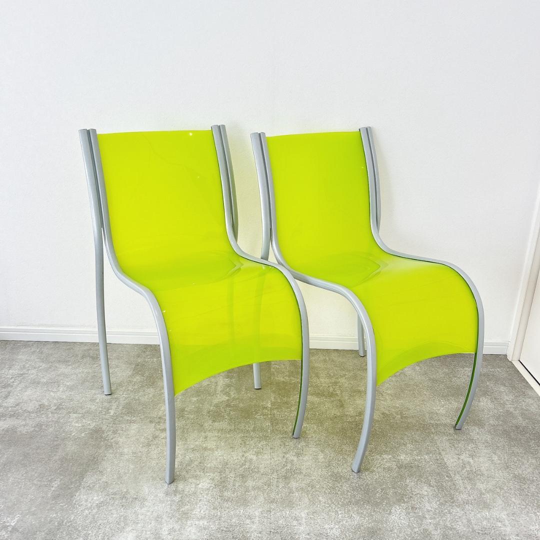 直接渡し うなぎタレ丼さま kartell FPE チェア スタッキング ２脚