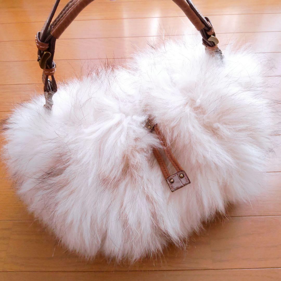 EPOCA エポカ　ふわふわ　リアルファー　ワンショルダー　バッグ　毛皮
