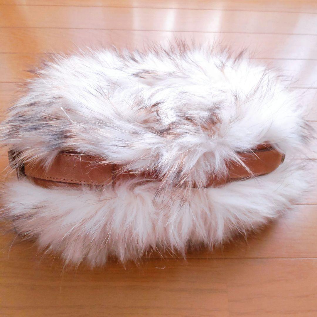 EPOCA エポカ　ふわふわ　リアルファー　ワンショルダー　バッグ　毛皮