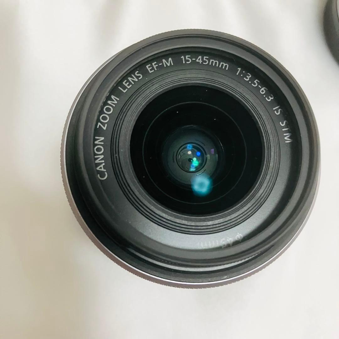 美品 Canon EOS M3 ミラーレス一眼 ダブルレンズキット ホワイト