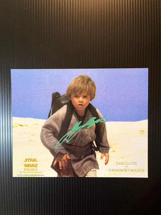 スターウォーズ アナキン役 ジェイクロイド直筆サイン 新年期間限定