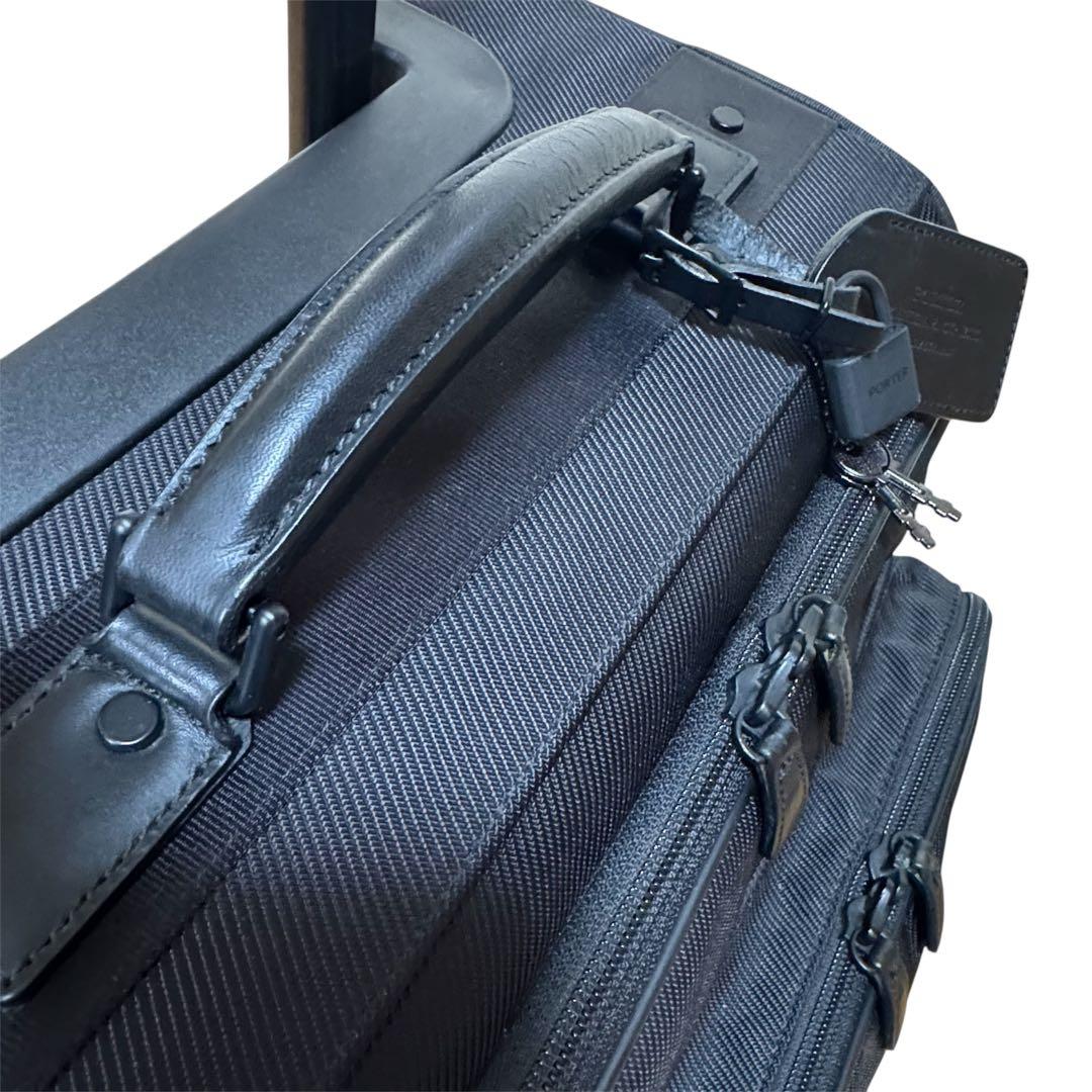 激レア PORTER スーツケース 吉田カバン トロリー 二輪