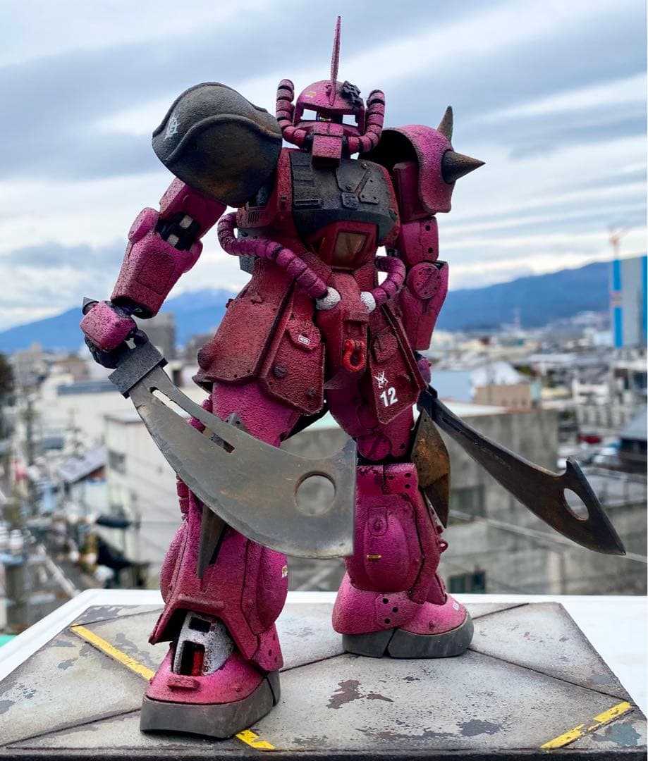 ガンプラ　MG MSV YMS-07シャア専用プロトタイプグフ　完成品