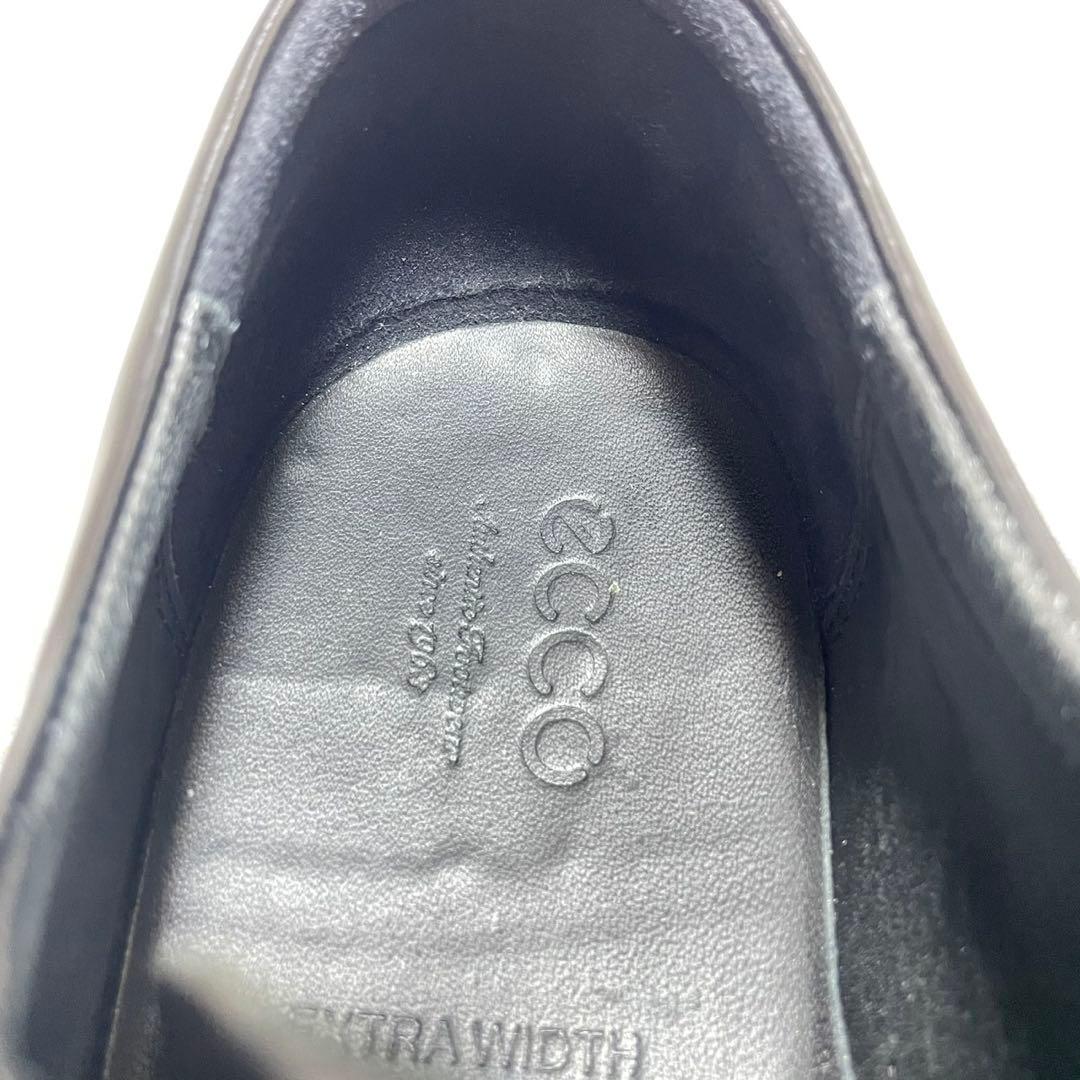 ★28.5㎝★ブラック フォーマル ビジネスシューズ エコー プレーントゥ