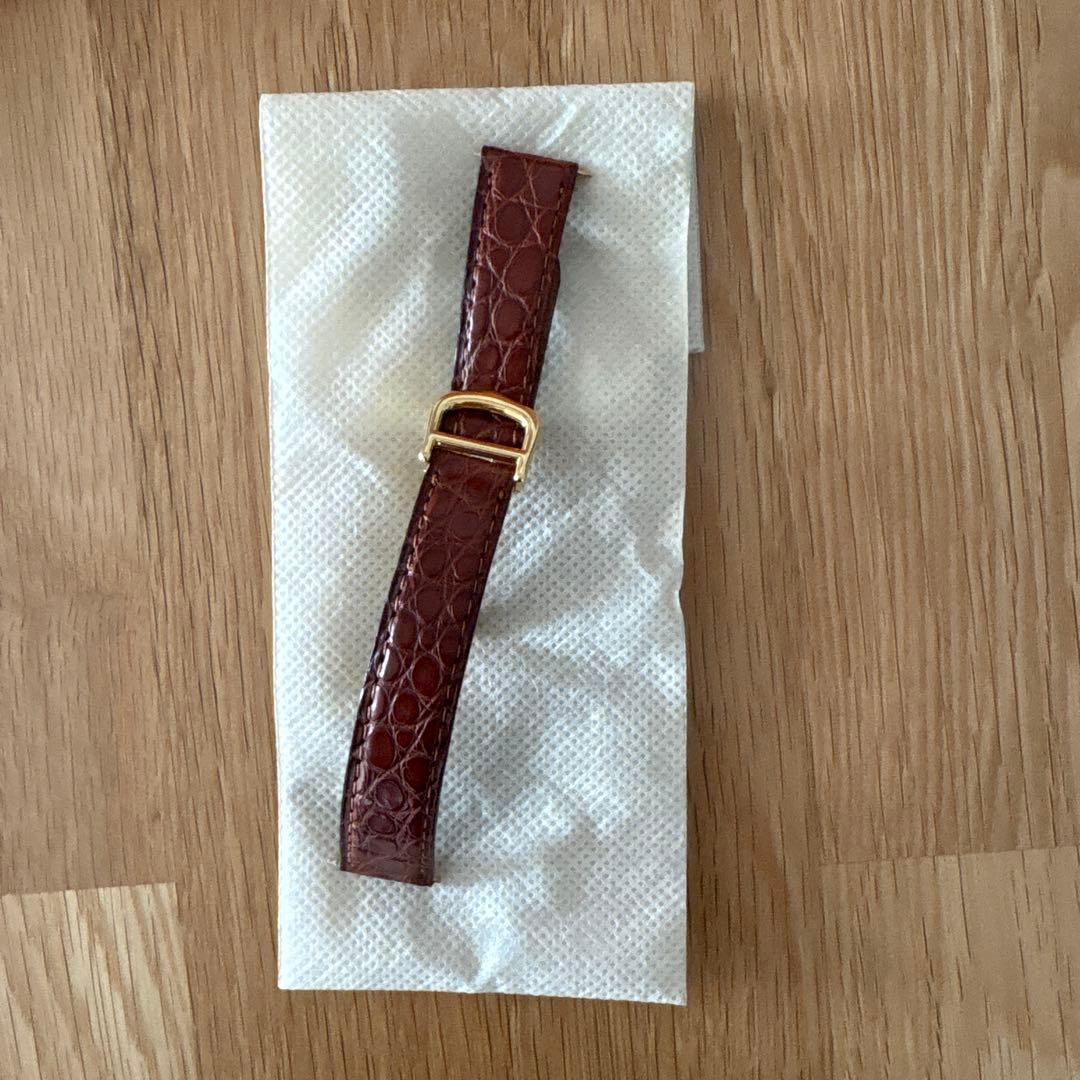 b*e様 カルティエ　タンクヴェルメイユ　Dバックル　純正革ベルト