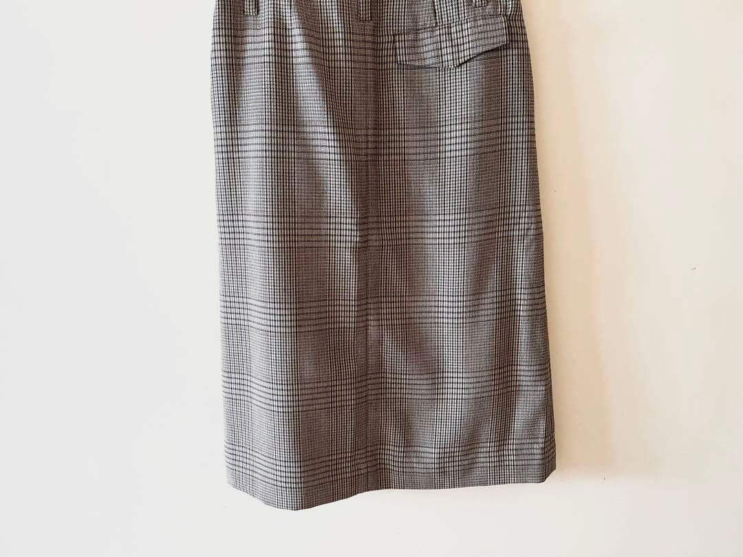 新品 マーガレットハウエル×フォックスブラザーズ グレンチェックツイルスカート
