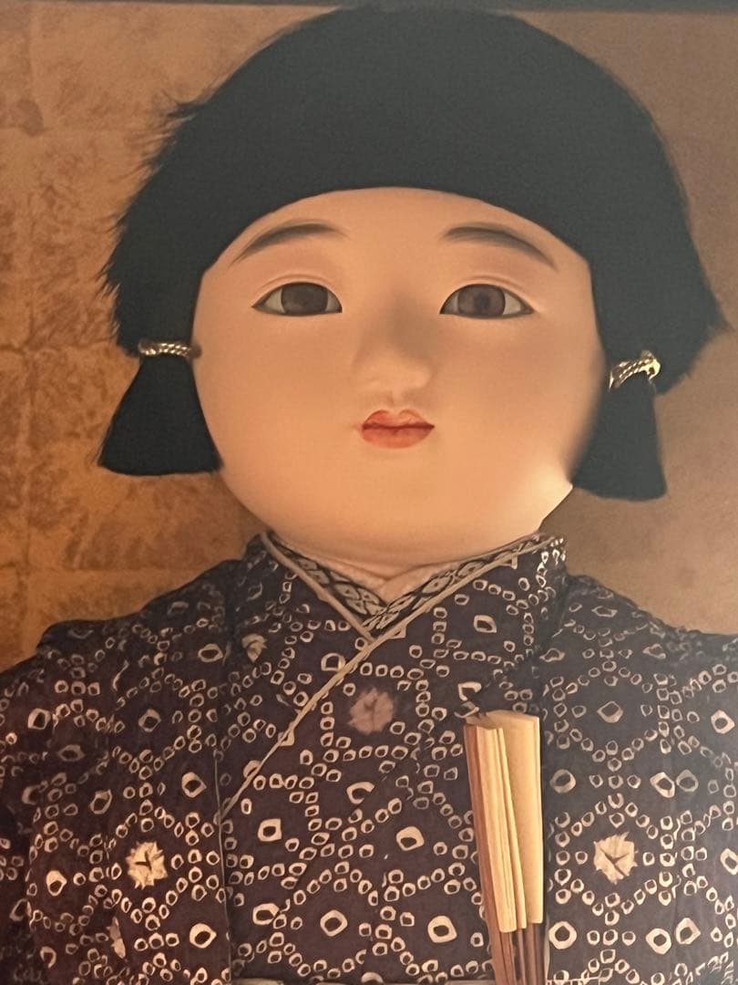 市松人形セット 赤と青の衣装