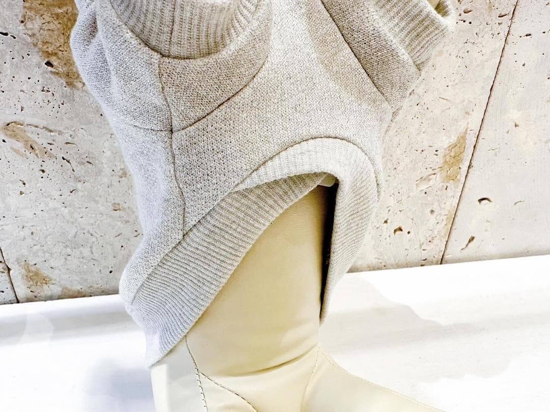 DENIM ROSE ワッペンフード付きラメパーカー