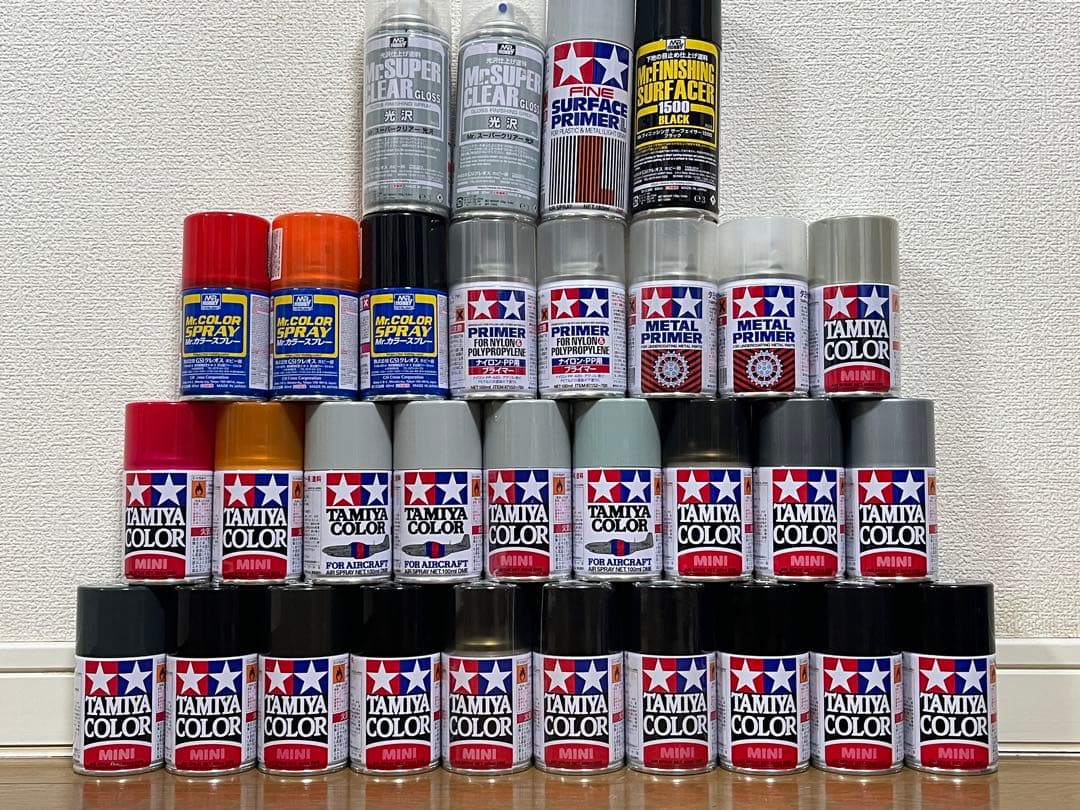 タミヤ & クレオス ラッカースプレー 31本 大量セット★ TS