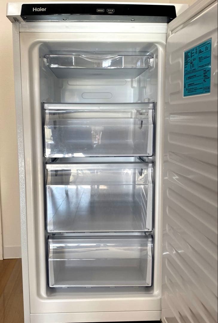 Haier 前開き式冷凍庫 102Lホワイト
