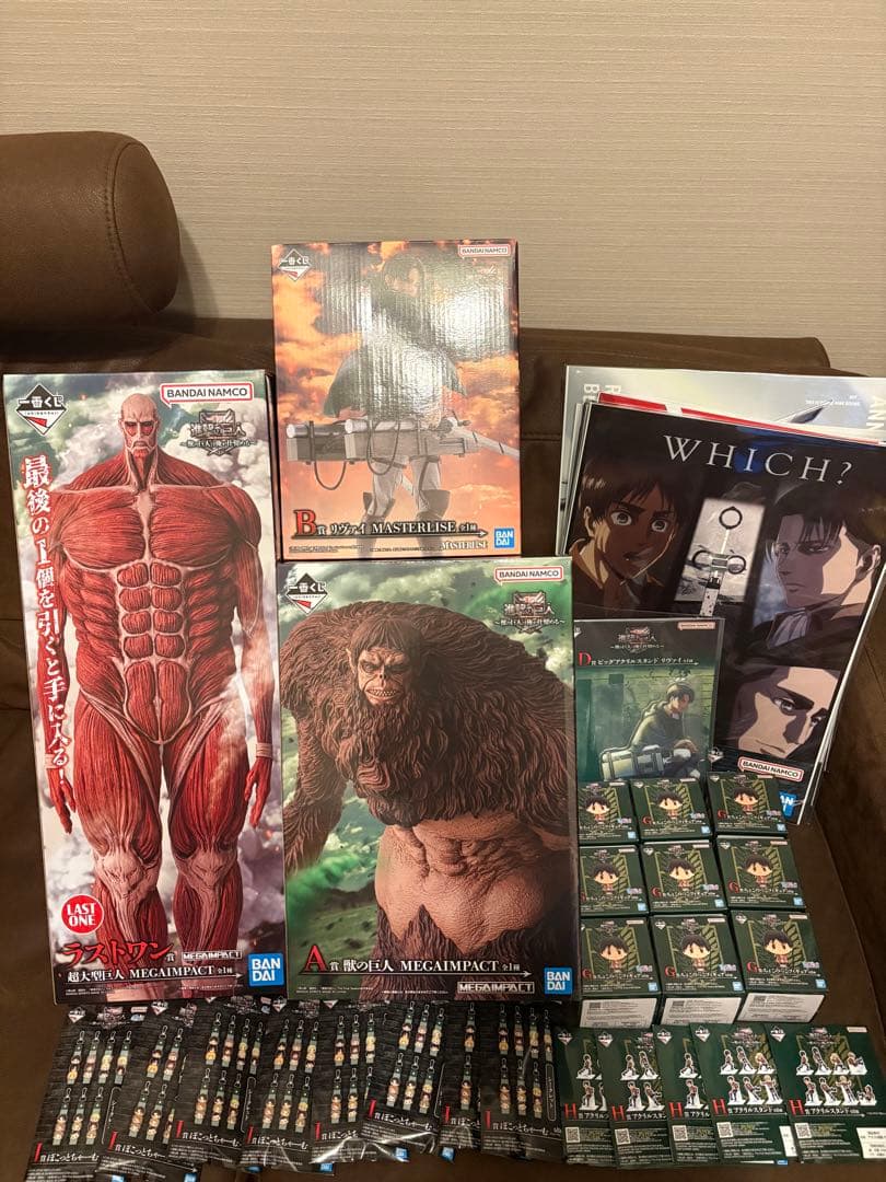 【人気商品‼️】一番くじ 進撃の巨人 A賞 B賞 D賞ラストワン賞　下位賞