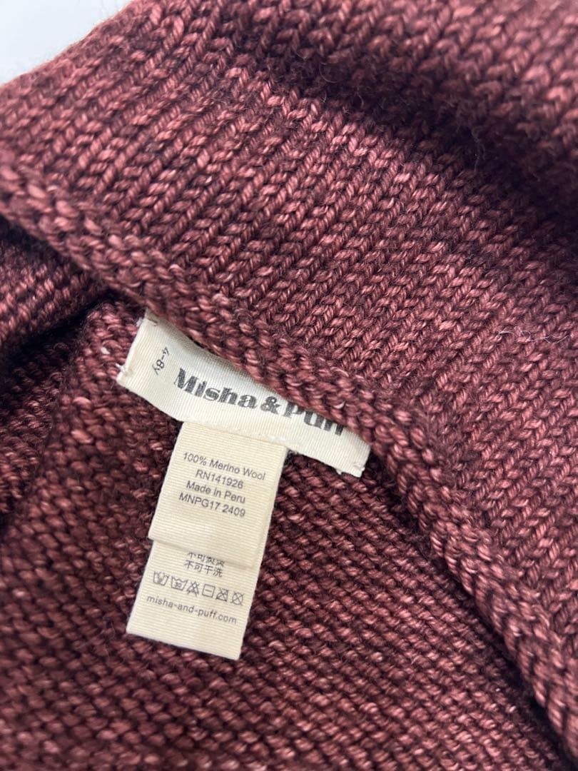 misha&puff pointy hat ニット帽　ポインティ　4-8Y