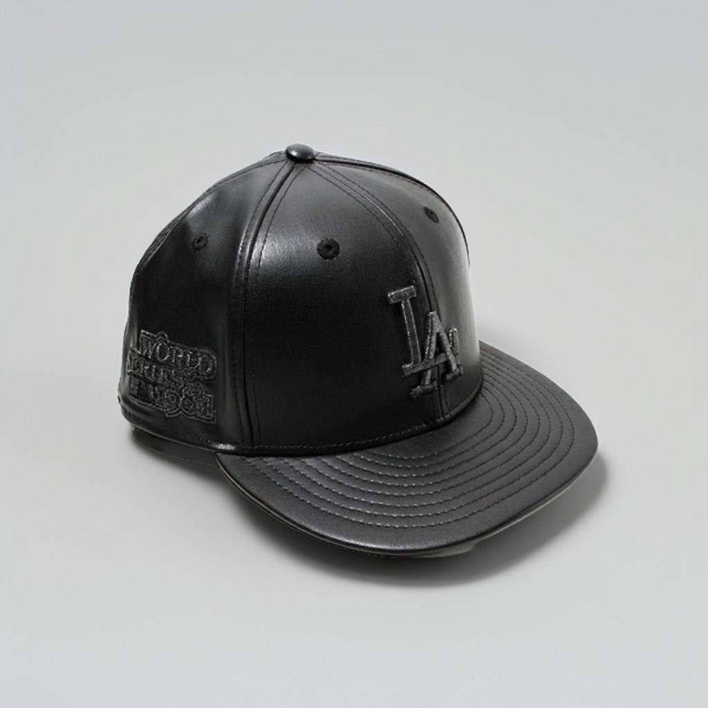 ニューエラ 59FIFTY Apple Leather ドジャース キャップ