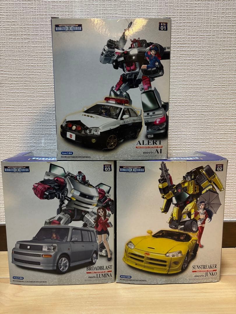 トランスフォーマー バイナルテック アスタリスク BTA-01 02 03
