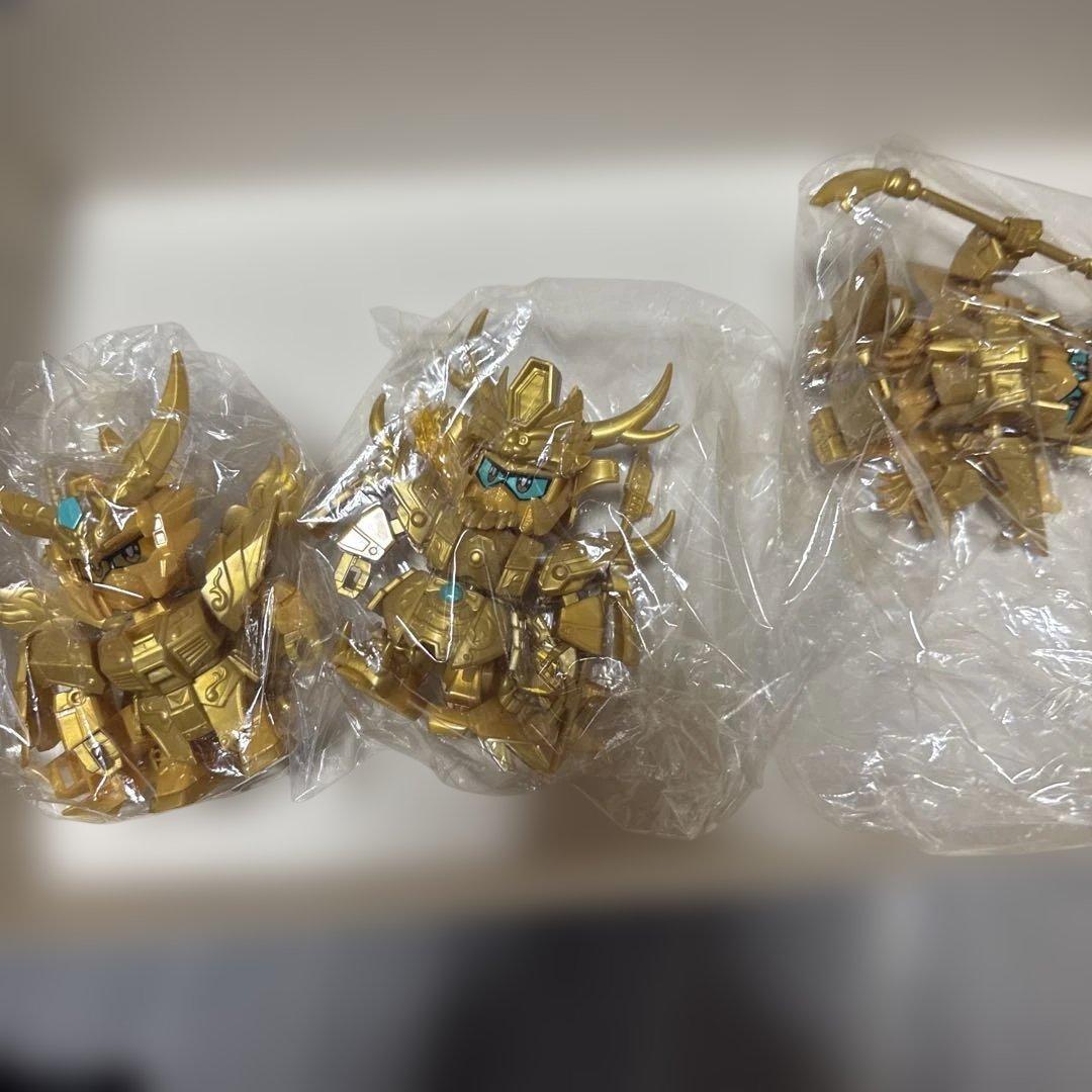 三国伝三位一体セット SDガンダムBB戦士組み立て済み