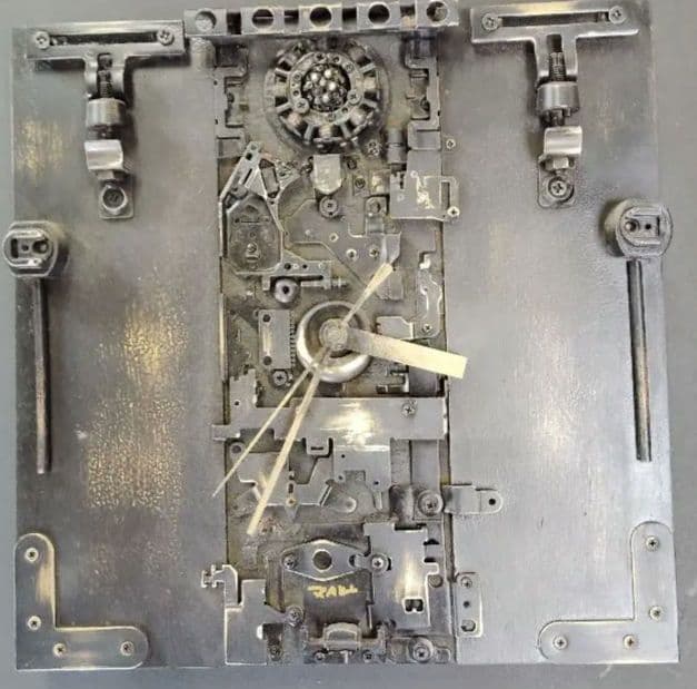 機械的時計内部構造アート　Ｔ01