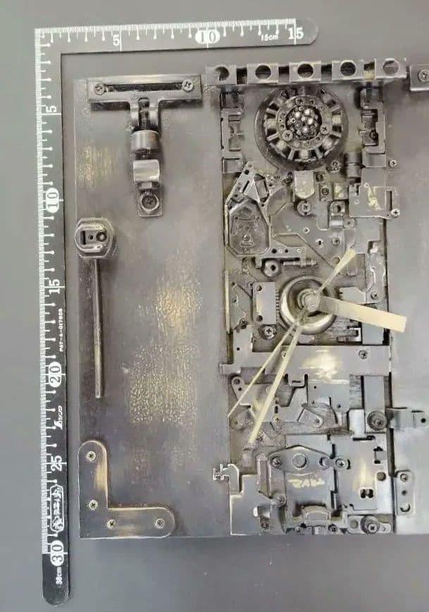 機械的時計内部構造アート　Ｔ01