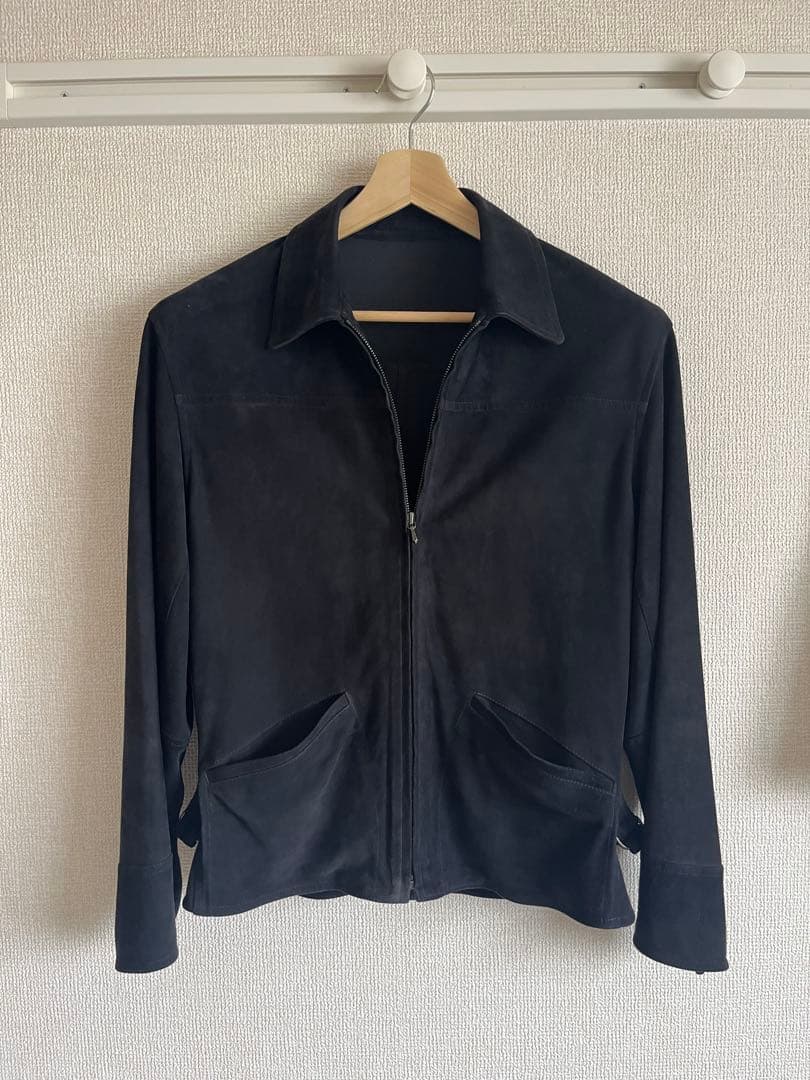 COMOLI シープスエード ジップショートジャケット