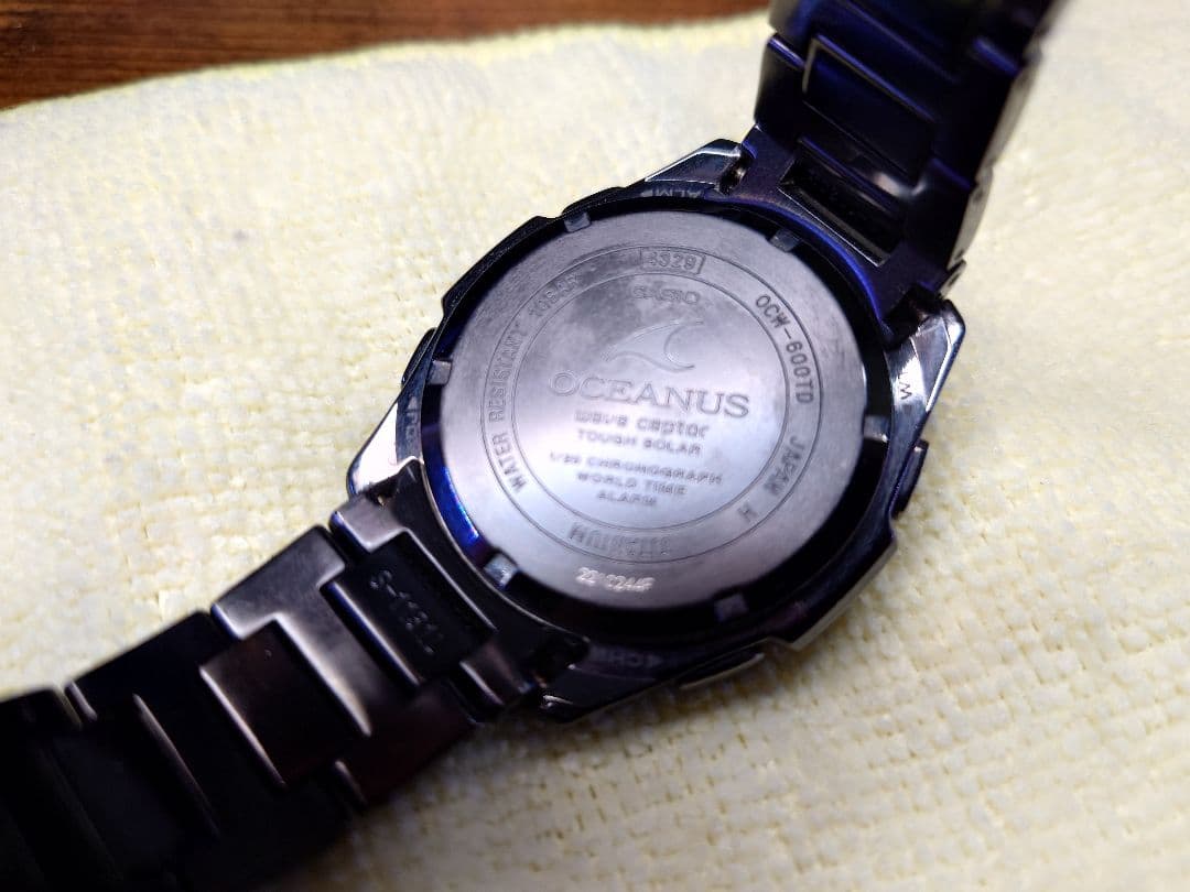 CASIO OCEANUS OCW-600TD titanium ブラック